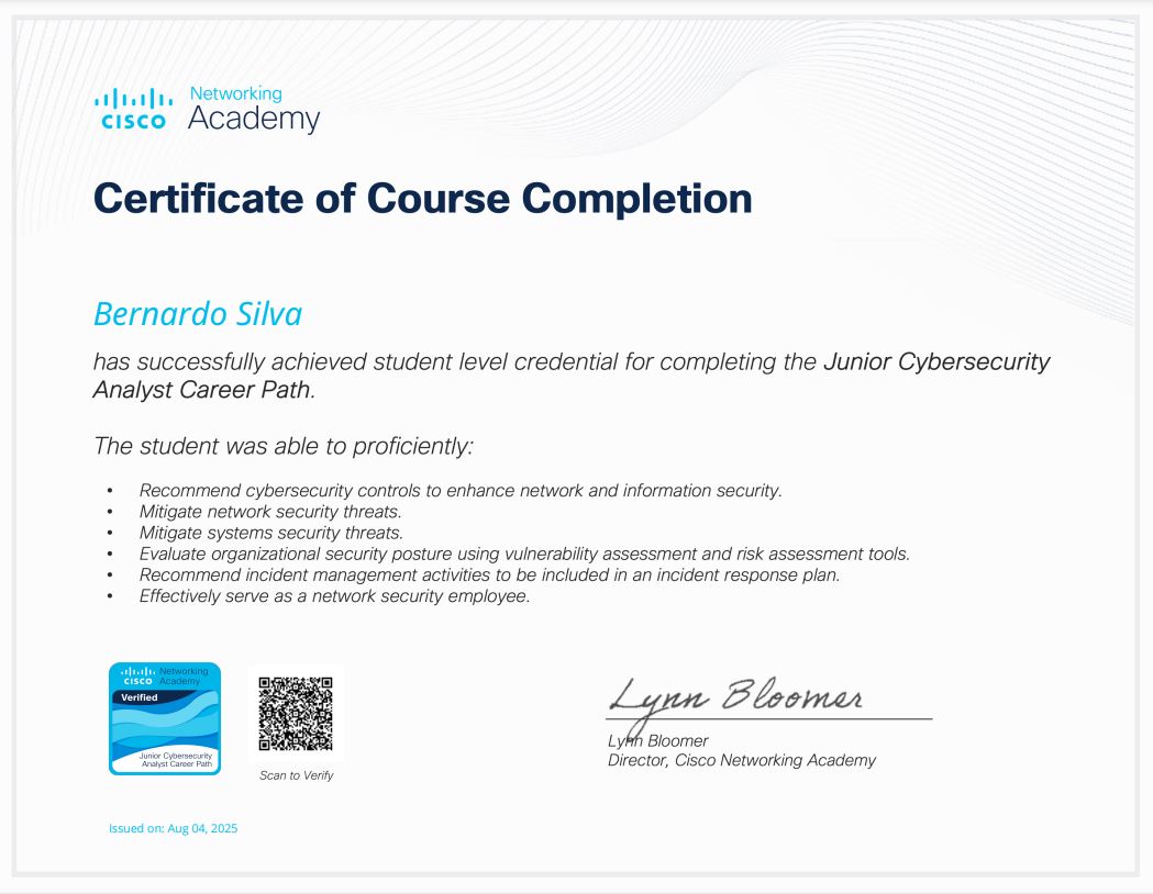 Junior Cybersecurity Analyst Career Path