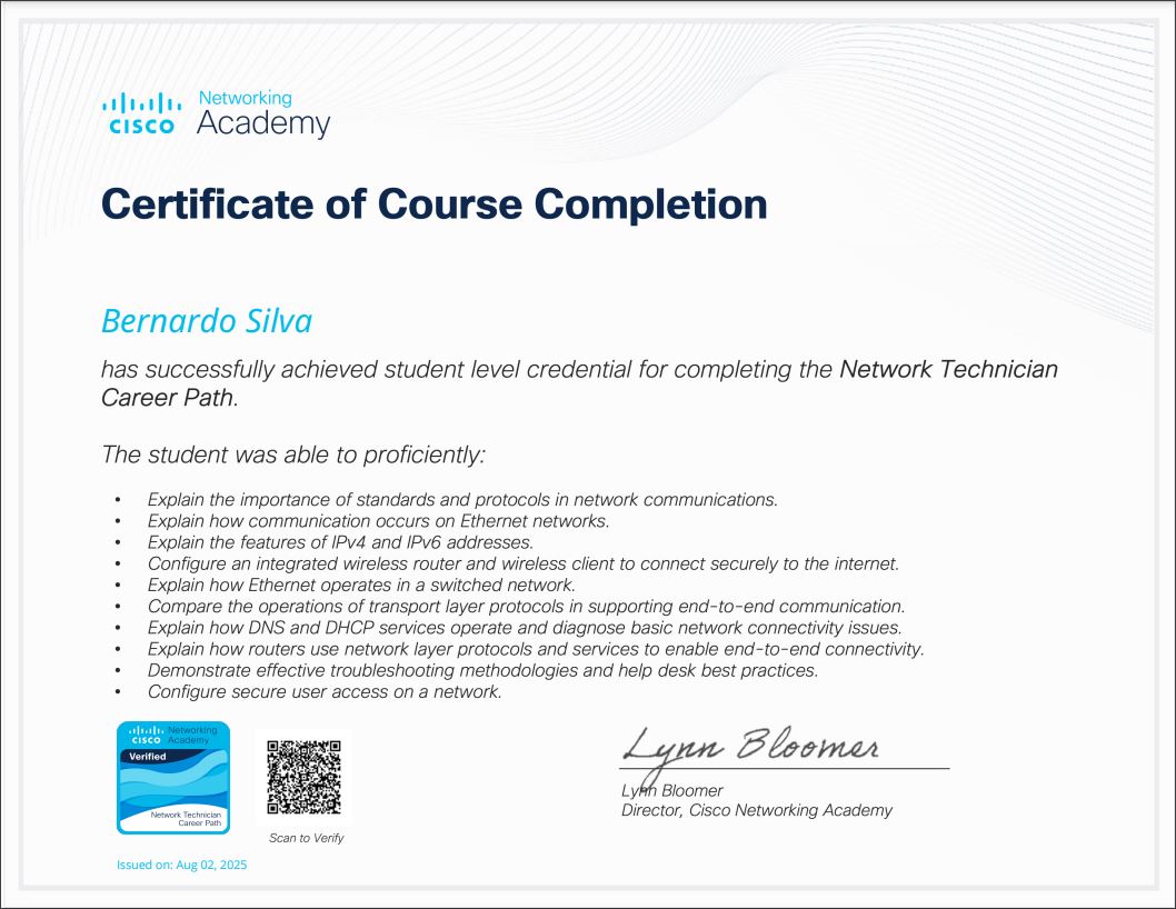 Network Technician Career Path